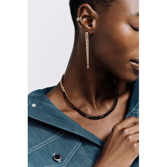 Colar Mini Mini Elo H Classics Ouro Vintage Tu